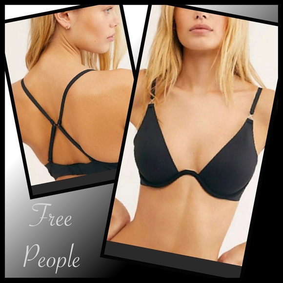Free People Other - 🔥2for$40🔥 FREE PEOPLE ARI UNDERWIRE BLACK BRA